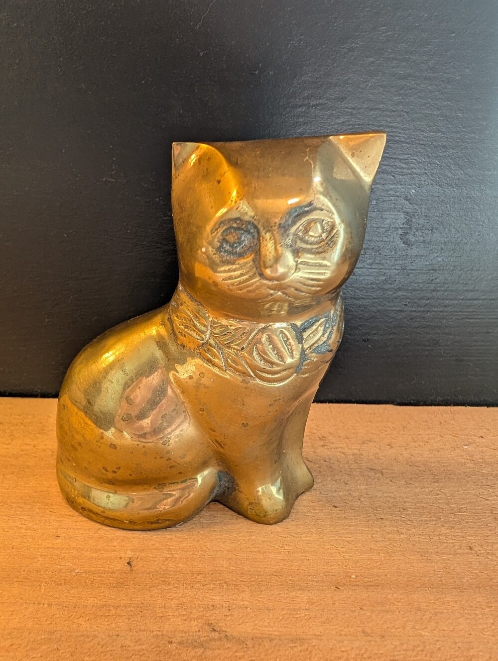 Vintage Brass Cat